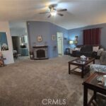 Living room showing fireplace.
